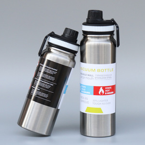 FX Factory 600ml 800ml <span class=keywords><strong>1000ml</strong></span> Frasco de Vacío Térmico de acero inoxidable aislado portátil Botella de agua para acampar de viaje - Product Image 2
