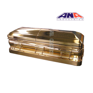 ANA-Suministros funerarios de terciopelo de <span class=keywords><strong>almendro</strong></span> para adultos, ataúd de pulido, proveedor profesional - Product Image 1