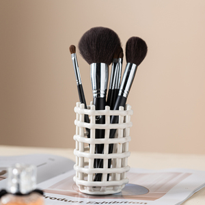 Porte-brosse à dents en céramique blanc tressé fait main, style ajouré, pour la <span class=keywords><strong>salle</strong></span> <span class=keywords><strong>de</strong></span> <span class=keywords><strong>bain</strong></span> - Product Image 6