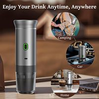 Machine à expresso portable en gros d'usine, 20 bars, alimentée par batterie, rechargeable par USB, mini cafetière pour voyage et camping, OEM