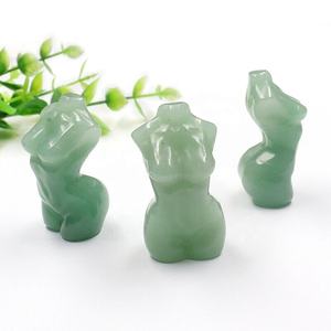 천연 크리스탈 조각 여성 몸 조각 치유 돌 여신 입상 가정 장식 도매 차크라 에너지 선물 - Product Image 6