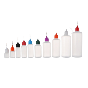Vente en gros de flacons souples en plastique HDPE de 5 ml à 120 ml, flacons à presser avec embout <span class=keywords><strong>aiguille</strong></span>, impression sérigraphique, sérum <span class=keywords><strong>pour</strong></span> la peau, huile essentielle, parfum - Product Image 1