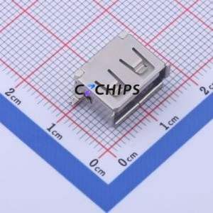 915-411A2036S10101 USB Connector SMD Connector ( Connector Type: Type-A )( Protocol Standard: USB 2.0 )( Gender: Female ) - Product Image 1