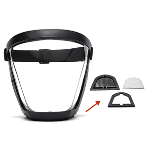 Protector Facial Completo Ligero de Alta Calidad, Visera Transparente de PC Antivaho, Plástico para Trabajo Industrial - Product Image 3
