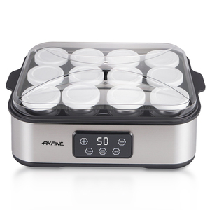 AKANE A.82771 produttore di <span class=keywords><strong>Yogurt</strong></span> da 25W con 12 tazze di vetro 180ml ogni Design di risparmio energetico facile da pulire - Product Image 5