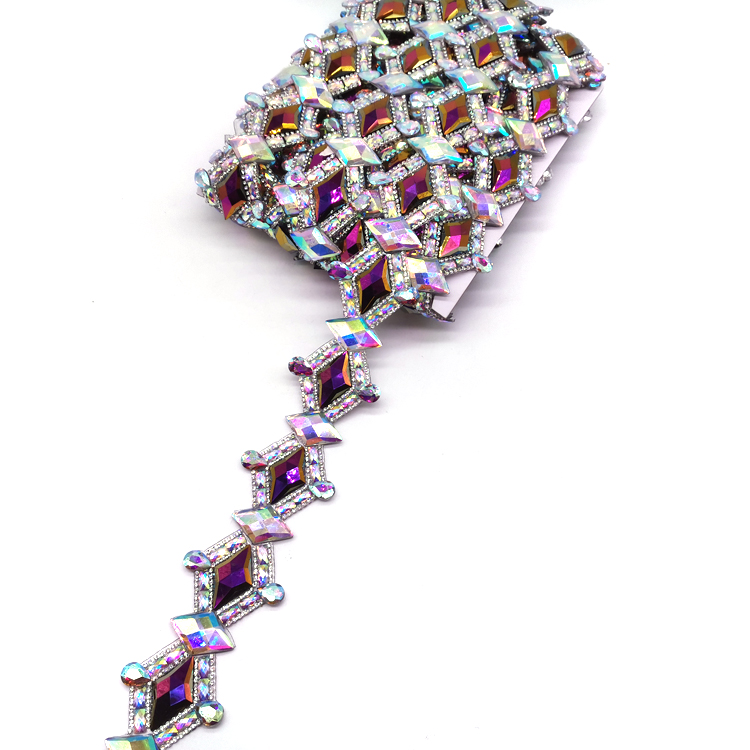 trasparente AB viola metallizzato AB