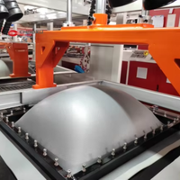 Machine de formage sous vide CHAOXU améliorée, automatique, à pompe haute pression, contrôlée par PLC, pour la fabrication de bagages/valises en plastique, garantie 1 an