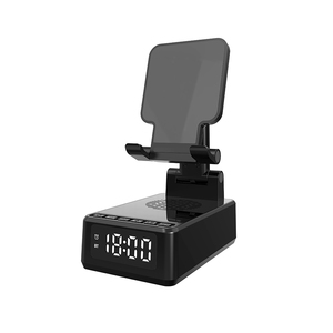Nuovo Altoparlante <span class=keywords><strong>Bluetooth</strong></span> Tre-in-Uno <span class=keywords><strong>con</strong></span> Ricarica Wireless e Supporto Pieghevole per Telefono da Scrivania - Product Image 6