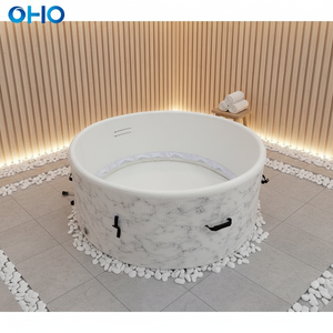 Bañera Inflable Redonda de Lujo Estilo Moderno, DWF, con Función de Hidromasaje, Ecológica, con <span class=keywords><strong>Jets</strong></span> de Masaje, para 2-4 Personas, Uso en Exteriores - Product Image 2