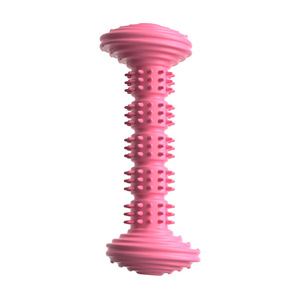 Jouet brosse à dents pour animaux de compagnie pour la dentition et l'entraînement, bâton à mâcher en TPR avec fonction de nettoyage des dents, fabriqué en caoutchouc durable - Product Image 3