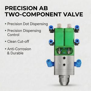 Vanne à double liquide en acier inoxydable robuste JAPI MY-711 |   Fournisseur de premier plan |   Idéal pour les travaux de remplissage d'adhésifs automobiles - Product Image 1