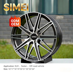 Rines de Aleación Forjados Cóncavos de Lujo SIMEI para Autos <span class=keywords><strong>Tesla</strong></span>, Mercedes, BMW, 5x114.3, 5x120, 5x130, 16, 18, 19, 20, 22 Pulgadas - Product Image 1