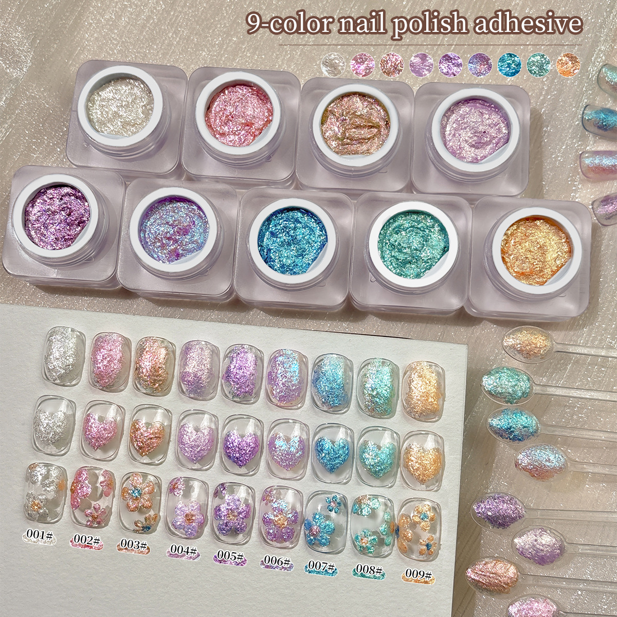 Ensemble complet de 9 couleurs