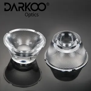 Custom Optic Light Lens 8 Degree Spotlight Plastic Lens Indoor Lighting Lens For Track Light Led Focusing Lenses