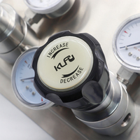Régulateurs de pression de gaz propane/argon/ACetylène semi-automatique de système de changement de panneau d'étape unique d'acier inoxydable