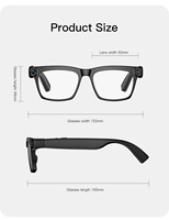 Lunettes Caméra Intelligentes IA N21B Enregistrement Vidéo 20MP Traduction IA Reconnaissance d'Objets 340mAh Portabilité Type-C Application Heycyan 7