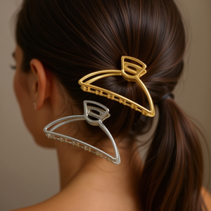 Pinza de pelo tipo D Angelina de 7.5 cm, pinza metálica para el cabello, accesorios para el cabello para mujeres - Product Image 2