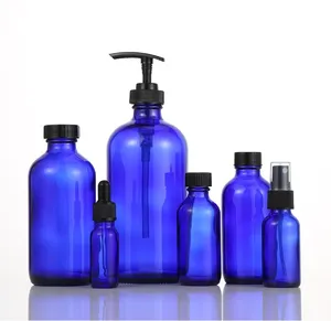 Wholesale Factory Boston 250ml 500ml Amber Frost Matte Black Glass Bottle Soap Dispenser Bottle