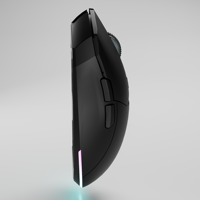 Ratón Ergonómico para Juegos de PC, Ratón Inalámbrico Recargable con Carga Inalámbrica, Tres Modos, 2.4G, USB, BT, para Win y Mac