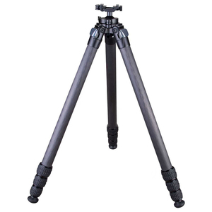 Trépied en fibre de carbone Tristar avec rotule à verrouillage pour caméra de chasse, caméscope, capacité de charge de 40 lb, hauteur réglable - Product Image 1
