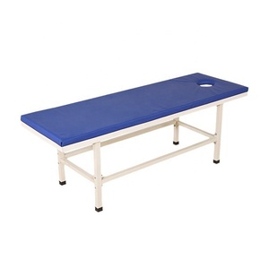 Mesa de examen médico hospitalaria con orificio para la cabeza, manual, plana, a buen precio - Product Image 1