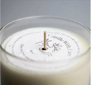 شمعة غطاء غبار صديقة للبيئة قابلة لإعادة التدوير مخصص حجم الطباعة الفضة الذهب احباط شموع ورقية يغطي - Product Image 5