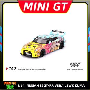 Mini GT Nissan LB Wide Body Edition R35 GT-RR Ver. 1 Modèle de voiture en plastique KUMA - Product Image 2
