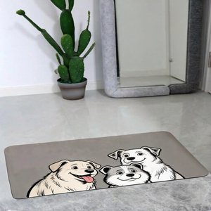 Tappetino da Bagno in Fango di Diatomee Personalizzabile, Antiscivolo, Texture in Gomma, <span class=keywords><strong>Tappeto</strong></span> Nero per Decorazione Casa e Bagno - Product Image 5