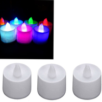 Langlebige flammen lose Tee kerzen LED-Lichter für Hochzeit Valentinstag Halloween Weihnachten