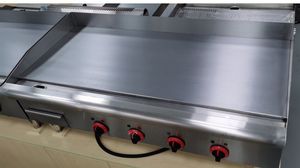 <span class=keywords><strong>Plancha</strong></span> électrique de <span class=keywords><strong>1</strong></span>,2 mètre, 4 zones de contrôle, plaque épaisse en acier inoxydable pour les restaurants et les vendeurs ambulants - Product Image 5