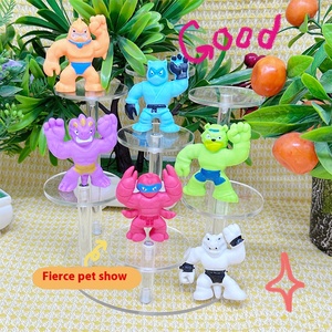 Jincan - Juguete de Monstruo de Dibujos Animados de TPR Suave y Creativo, Muñeco Antiestrés para Apretar con los Dedos, Huevo Sorpresa, Juguetes Pequeños y Lindos para Niños - Product Image 2