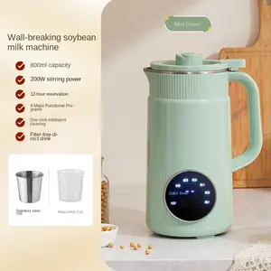 BAMBUS 800ml Homemade Nut Milk Maker Machine Automatic Cooking Nut Almond Milk Maker Hot Cold Foods Blender