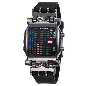 Nuevo <span class=keywords><strong>Reloj</strong></span> de Pulsera Electrónico LED de Lujo <span class=keywords><strong>Binario</strong></span>, <span class=keywords><strong>Reloj</strong></span> Creativo con Diseño de Cangrejo, <span class=keywords><strong>Reloj</strong></span> Deportivo LED para Estudiantes, <span class=keywords><strong>Reloj</strong></span> de Pulsera con Diseño de Cangrejo - Product Image 5