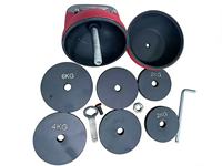 Kettlebell de compétition réglable en fonte Vobell QJ-005 de 32 kg avec plaque de poids et logo personnalisé