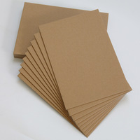 A4 Brown Kraft Paperboard 2mm 3mm Carton Packaging Paper for Gift Box Photos Candles