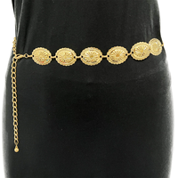 Longue ceinture ajustable pour femme, bijoux pour robes, jeans et pantalons, chaîne de taille en métal multicouche, bijoux pour femmes