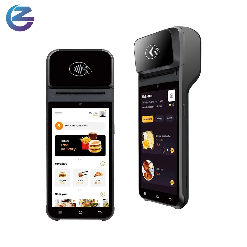 ZCS Z92 pos fabricant écran tactile android machine de facturation supermarché pos avec système de paiement et de commande