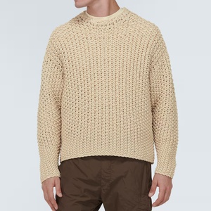 Private Label Kleding Crewneck Custom Gebreide Trui Gehaakte Gestructureerde Trui Oem Trui Fabrikant - Product Image 3