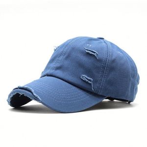 Gorra de Béisbol Vintage Personalizada Perforada, Gorra Deportiva de Hip Hop con Visera Suave, Gorra de Béisbol Unisex de Ala Ancha - Product Image 6