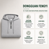 Setelan Training Rajut Waffle Tebal Pria, Hoodie Resleting Seperempat, Celana Panjang Lurus