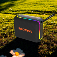 Enceinte portable MODORWY, étanche IPX5, TWS 5.3 avec lumière RGB, mini enceintes sans fil pour les sports de plein air