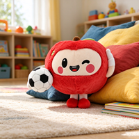 Peluches personnalisées OEM ODM, adorables animaux en peluche avec impression de logo pour cadeau d'anniversaire pour enfants, faible MOQ