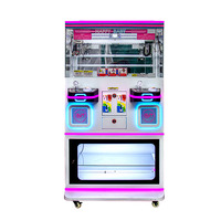 Vente en gros personnalisé Jouet fou en peluche Mini grue à 2 griffes Machine de jeu à vendre