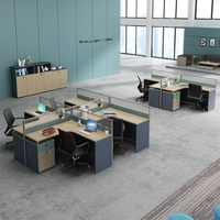 Ensemble de mobilier de bureau moderne, ergonomique, durable et convertible, avec cloison modulaire et poste de travail pour villa