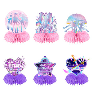 Set de Decoración para Fiesta de Cumpleaños de Niñas Cazadoras de Demonios, Caja de Papel, Adornos de Panal, Accesorios Desechables para Decoración de Espacios para Niñas de 5 a 7 Años - Product Image 5