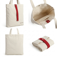 Sac fourre-tout en toile personnalisé, simple et pratique, ODM, spacieux, facile à organiser, sac de courses portable, sac de courses réutilisable, sac de transport quotidien