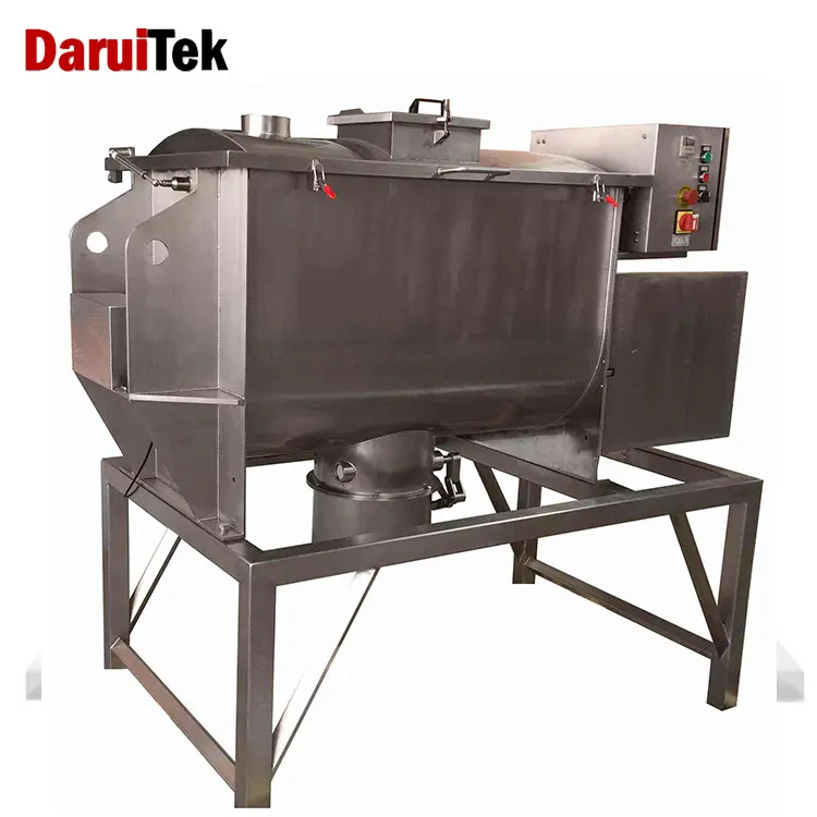 Mixer tipe pita 300kg China mixer bubuk mesin pencampur bubuk penggunaan industri