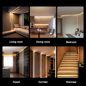 Đèn <span class=keywords><strong>LED</strong></span> dải mềm Cob 12V/24V một màu 480 đèn/m Trắng ấm/Trắng lạnh Trang trí Giáng sinh, sân vườn - Product Image 6