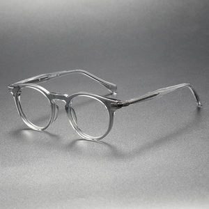 219 レトロメタルスクエアフレーム トレンディな光学フレーム リバー卸売 チタン製 レディースアイウェア メンズメガネ デザインアイグラス - Product Image 3