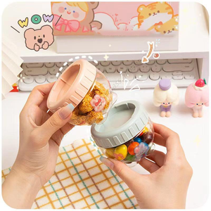 Contenants en verre DS2103 pour sauces, pots à overnight oats avec couvercles, petits récipients à condiments avec emballage pour vinaigrette - Vente en gros - Product Image 3